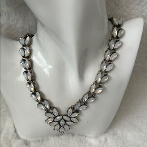 Guess Gold Necklace with Iridescent Stones